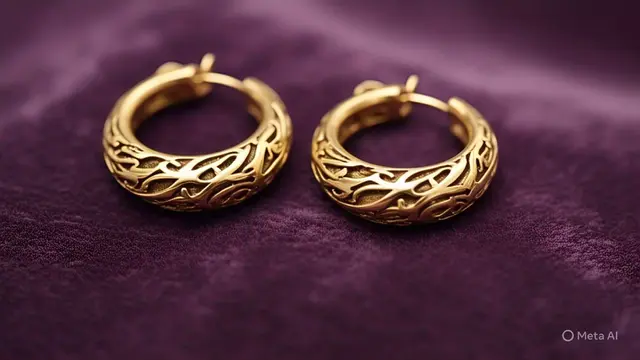 Pilihan Model Anting Emas Islami 18K