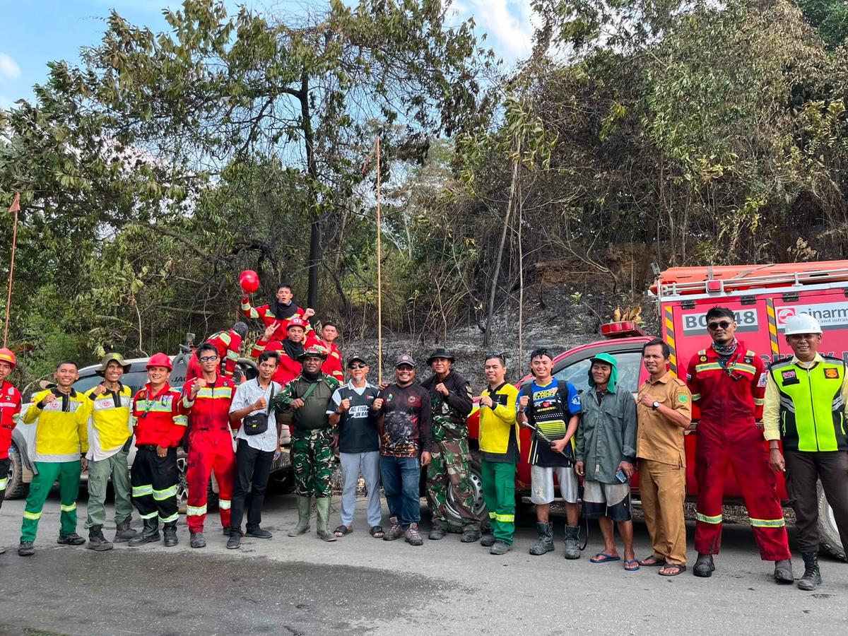 PT Berau Coal dan Pemerintah Kabupaten Berau sinergi menangani kebakaran hutan dan lahan (karhutla). (Istimewa).