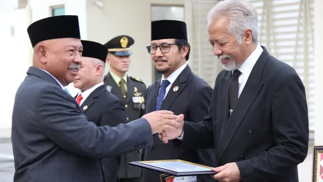 Dubes Husin Bagis Pimpin Upacara HUT RI Terakhir Setelah 10 Tahun Bertugas di UEA (foto: dok. Kedubes RI di UEA)