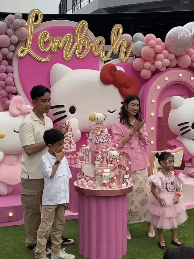 Pesta Meriah Anak ke-2 Wakil Presiden Gibran Rakabuming. [@littlethoughtsplanner]