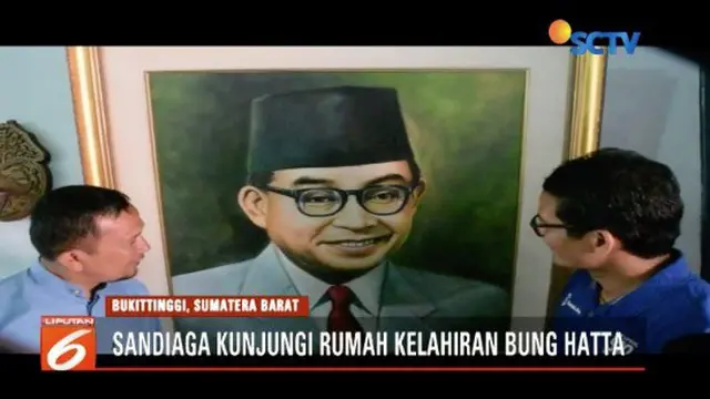 Sandiaga Uno Kunjungi Rumah Kelahiran Bung Hatta