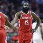 Kombinasi Chris Paul dan James Harden membawa Houston Rockets bersinar pada NBA musim ini. (AP Photo/Eric Christian Smith)