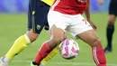 Oxford United menutup babak pertama dengan kemenangan 3-1 atas Liga Indonesia All Star. (Liputan6.com/Helmi Fithriansyah)