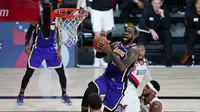 LeBron James Menggila, Lakers Rebut Gim Ketiga Lawan Blazers (AP)