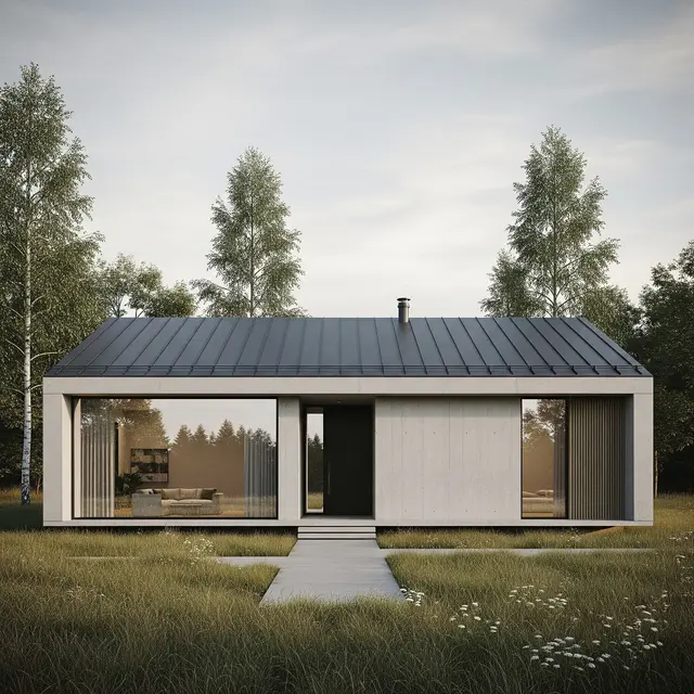 Desain Rumah Minimalis Atap Galvalum