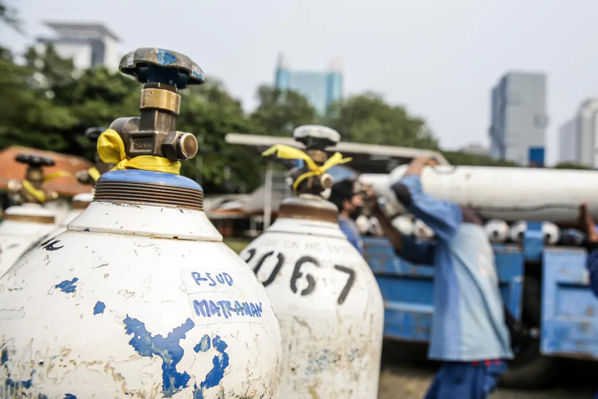 FOTO: Melihat Posko Rescue Oxygen DKI Jakarta