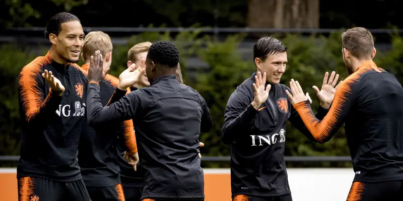 Intip Latihan Pemain Belanda Jelang Hadapi Irlandia Utara