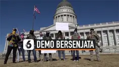 Jelang pelantikan Presiden terpilih Joe Biden, sejumlah demonstran bersenjata mendatangi gedung-gedung DPRD di beberapa negara bagian Amerika Serikat. Meski menyatakan sentimen anti pemerintah, demonstrasi berlangsung damai.