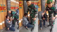 TNI Tangkap Tiga Pemuda Bawa Molotov di demo DPRD Lampung. (Liputan6.com/istimewa)