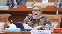 Menaker Ida Jelaskan Informasi Soal Jumlah TKA Yang Masuk Konawe (Foto:Kemnaker)