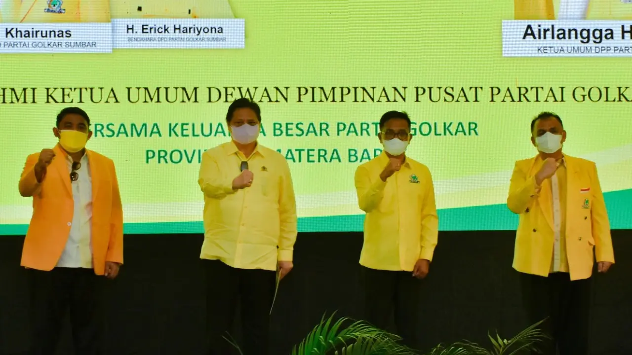 Ketua Umum Partai Golkar Airlangga Hartarto.