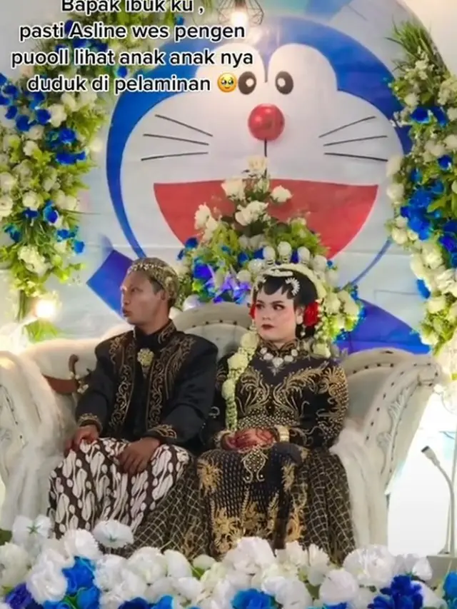 Potret 6 Nikahan Tema Doraemon Ini Nyeleneh, Bukti Fans Sejati