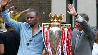 Legenda Arsenal sekaligus pelatih New York City FC, Patrick Vieira, menjadi kandidat terdepan pengganti manajer Arsene Wenger. (AFP/Martin Hayhow)