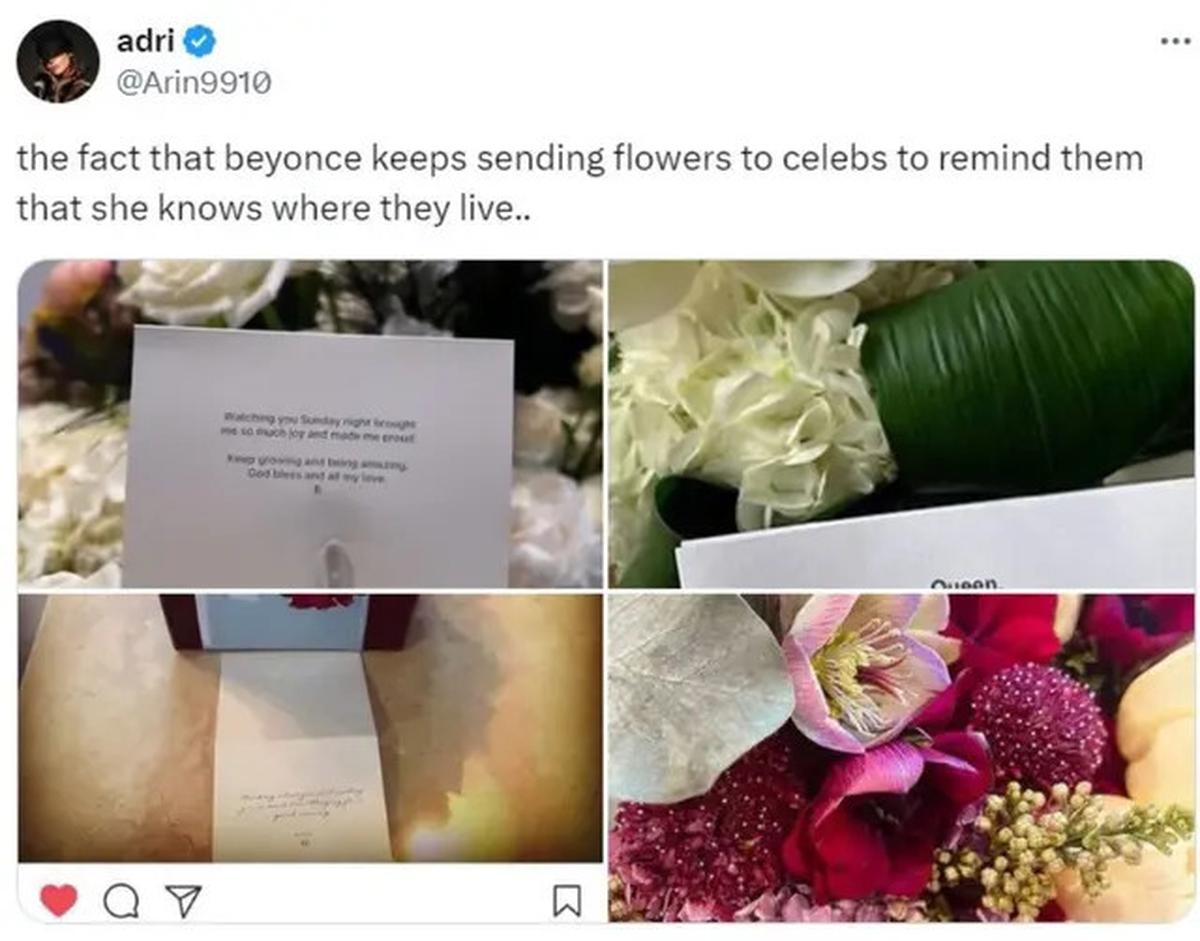 Beyonce Rutin Kirim Buket Bunga ke Sejumlah Artis, Dicurigai Ancaman Halus Terkait Kasus P Diddy