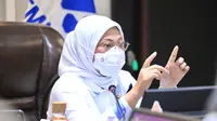 Menteri Ketenagakerjaan, Ida Fauziyah, mengadakan Rapat Kerja bersama para Pejabat Tinggi Madya Kementerian Ketenagakerjaan pada Selasa, (28/6/2022) di Jakarta.