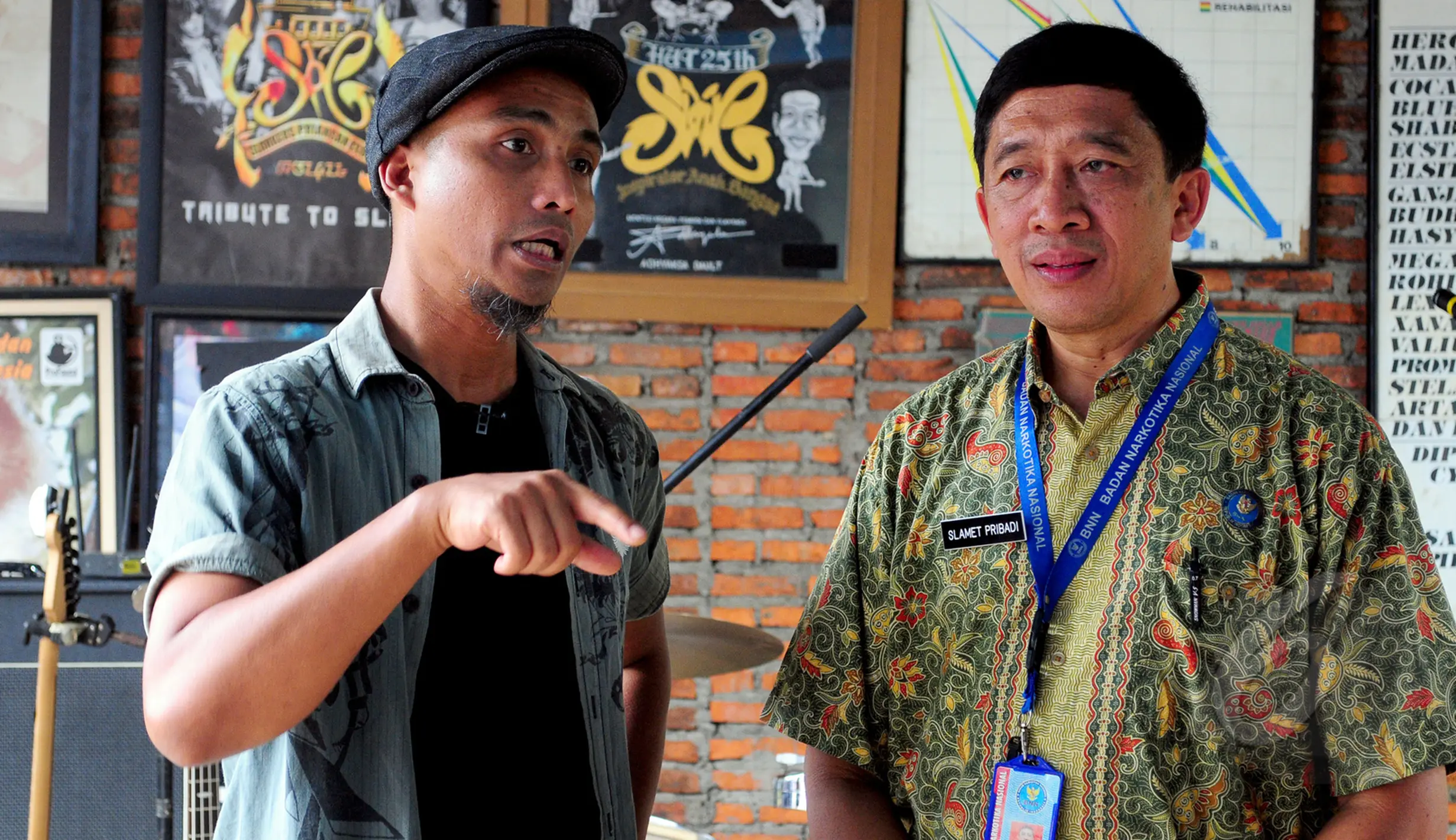 Markas Slank Didatangi BNN - Foto Liputan6.com