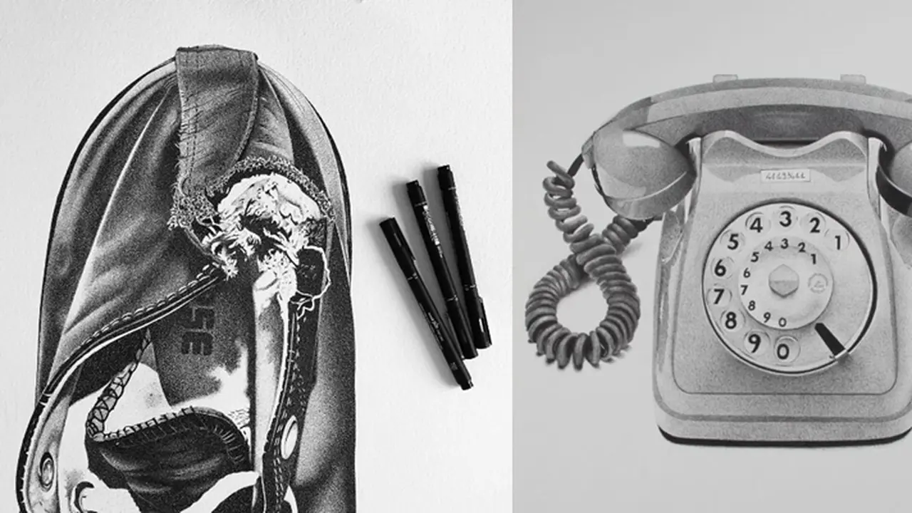 10 Gambar Mengagumkan yang Ternyata Dibuat Pakai Pulpen Gel