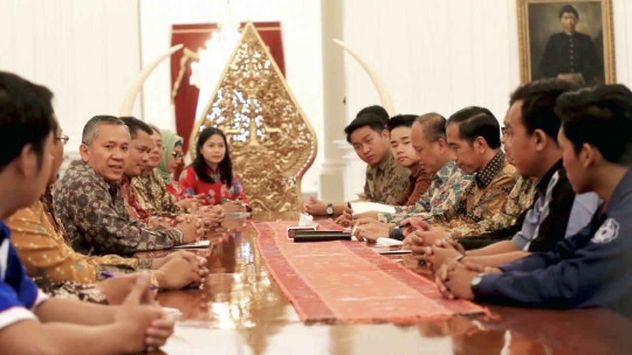Presiden Jokowi terima kunjungan tim Shell Eco-Marathon Indonesia