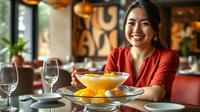 resep mango sago ©Ilustrasi dibuat AI