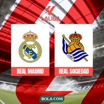 Liga Spanyol - Real Madrid Vs Real Sociedad (Bola.com/Adreanus Titus)
