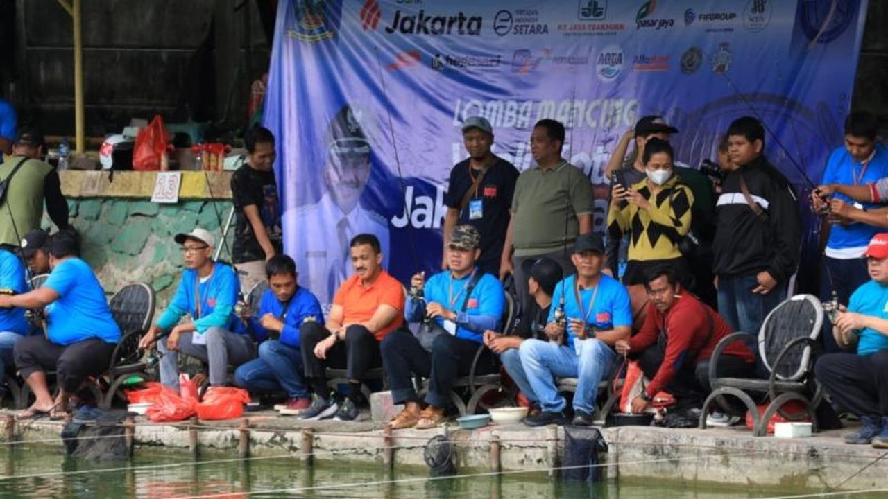 Seru! Pemkot Jaksel dan Jurnalis Perkuat Solidaritas Lewat Lomba Mancing Wali Kota Jakarta Selatan Cup Ke-IV