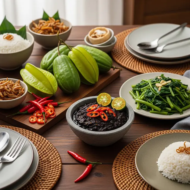 Sambal Hitam Belimbing Buluh (Gemini AI)