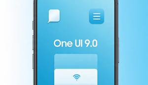 Ilustrasi One UI 9.0. (sumber: gambar buatan Meta AI).