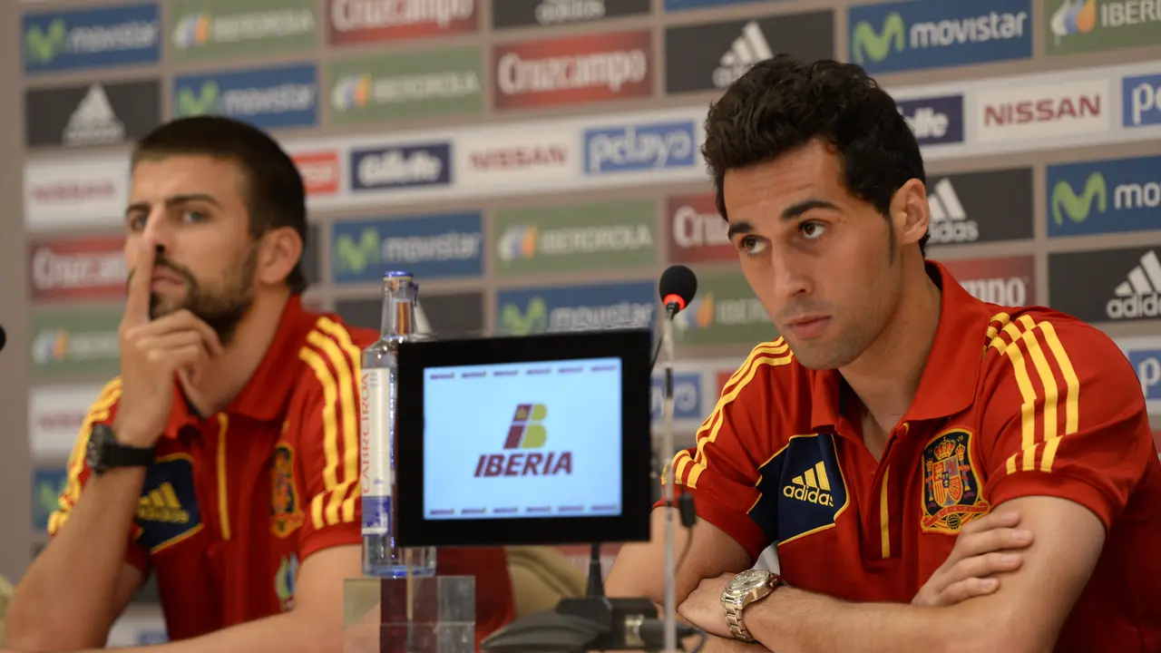 Gerard Pique dan Alvaro Arbeloa
