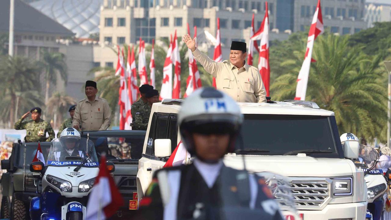 FOTO: Di HUT ke-80 TNI, Prabowo Tegaskan Indonesia Tak Boleh Lengah Hadapi Ancaman Asing