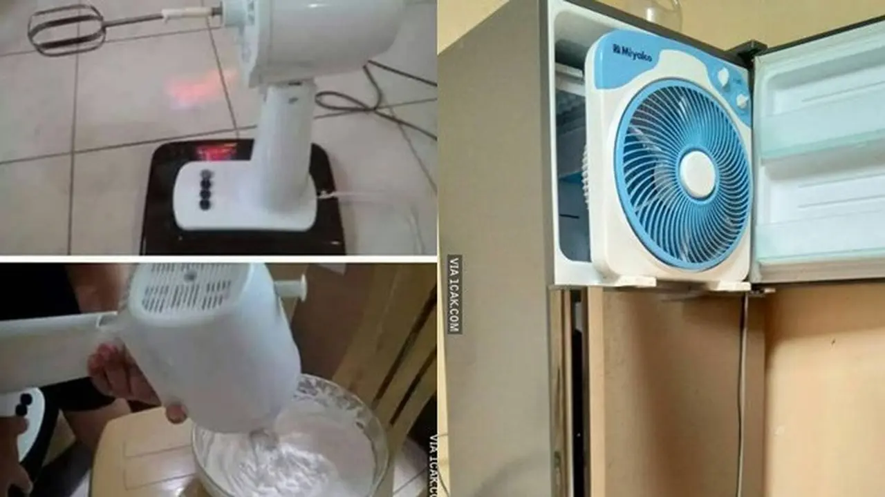 6 Modifikasi Nyeleneh Kipas Angin Ini Bikin Tepuk Jidat