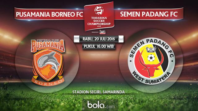 Pusamania Borneo Fc Vs Semen Padang FC (Bola.com/Adreanus Titus)
