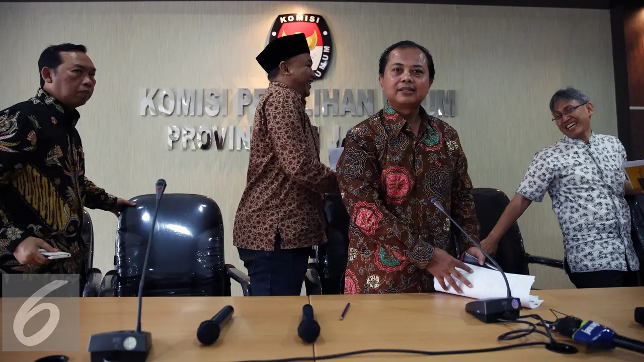 20161021- KPU DKI Jakarta Umumkan Tanggal Penetapan Nomor Urut Pasangan Cagub dan Cawagub DKI-Jakarta-Johan Tallo