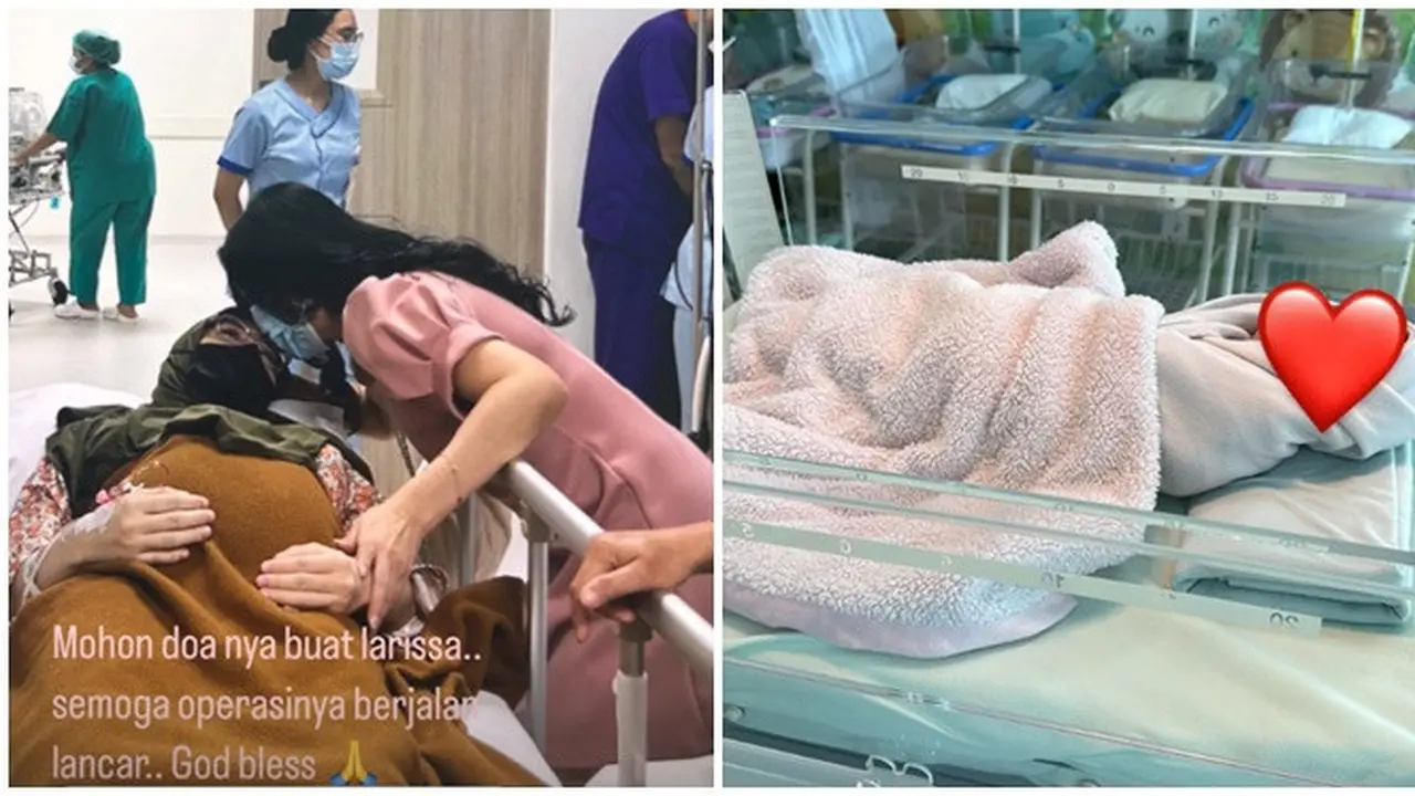 6 Potret Detik-detik Larissa Chou Lahirkan Anak Kedua, Ditemani Suami dan Ibunda
