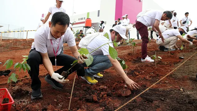 Tree Planting Festival Aeon Mall Deltamas