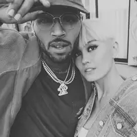 Agnez Mo dan Chris Brown. [foto: instagram/agnezmo]
