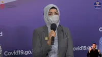 Prof. Dr. Kerry Lestari Dandan, Apt, MSi Ketua Bidang Apoteker Advance dan Spesialis PP Ikatan Apoteker Indonesia (IAI) (Tangkapan Layar Youtube BNPB)