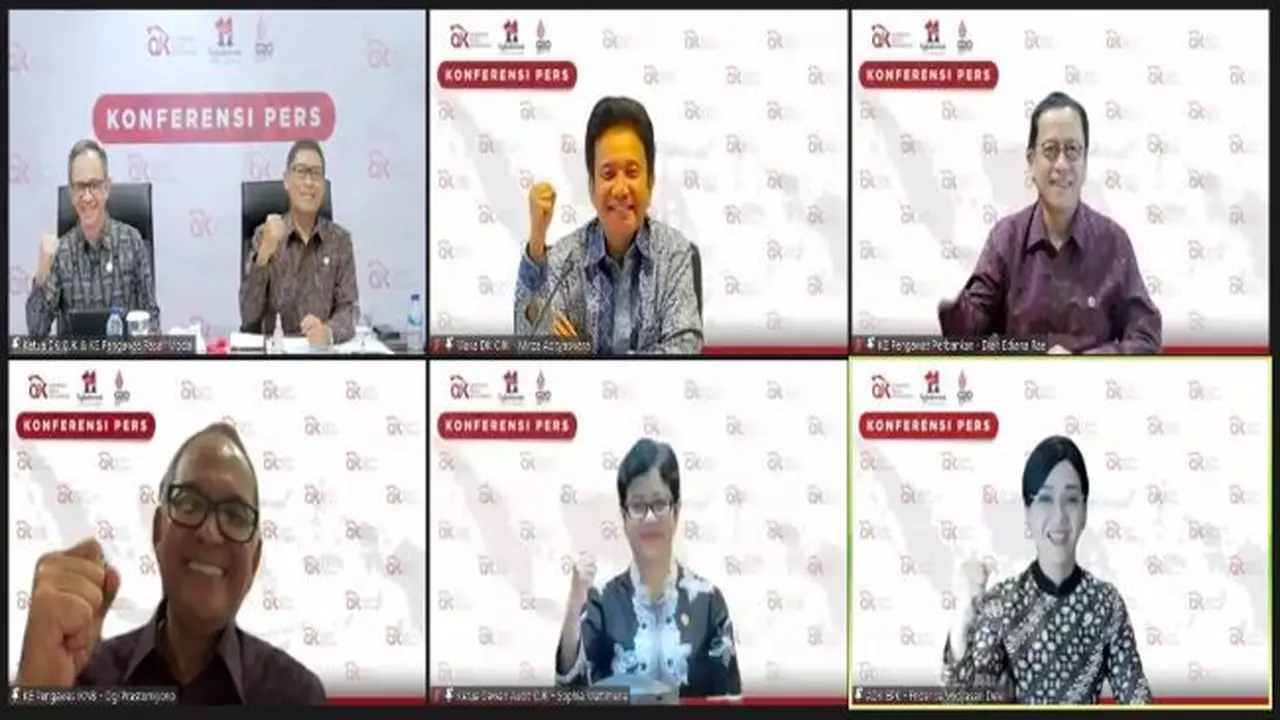 Konferensi pers OJK, Senin, 3 Oktober 2022 (Foto: OJK)