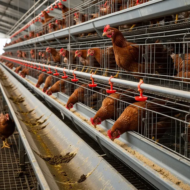 Desain Kandang Ayam dengan Tempat Pengolahan Kotoran Jadi Pupuk