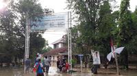 Ribuan rumah warga di Indramayu terendam banjir akibat luapan sungai Cimanuk. Foto (Liputan6.com / Panji Prayitno)