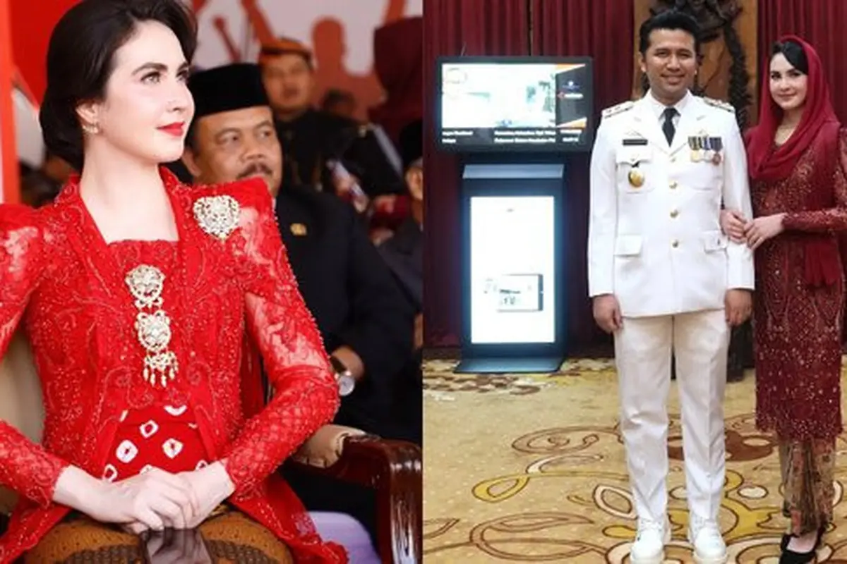 Potret Arumi Bachsin kenakan kebaya merah (credit: instagram/arumibachsin_94)