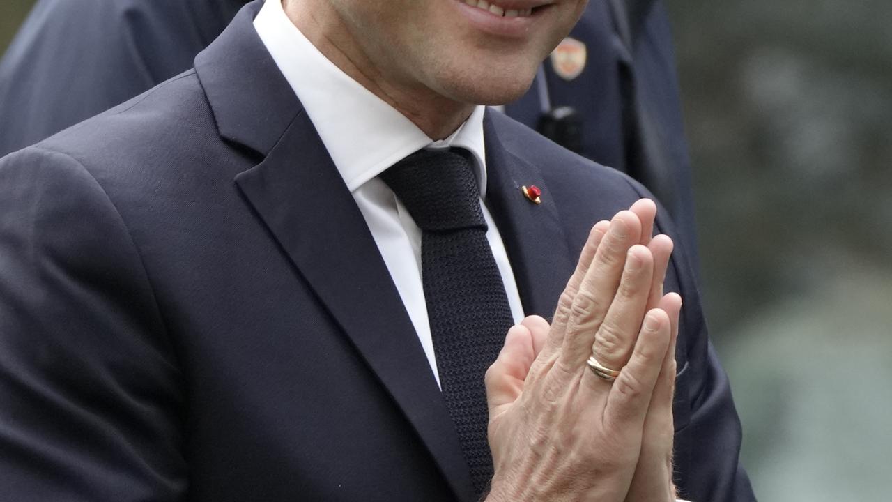 Kedatangan Presiden Emmanuel Macron ke Belanda Disambut Unjuk Rasa Demonstran