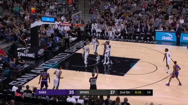 VIDEO: Game Recap NBA 2017-2018, Spurs 112 Vs Suns 95