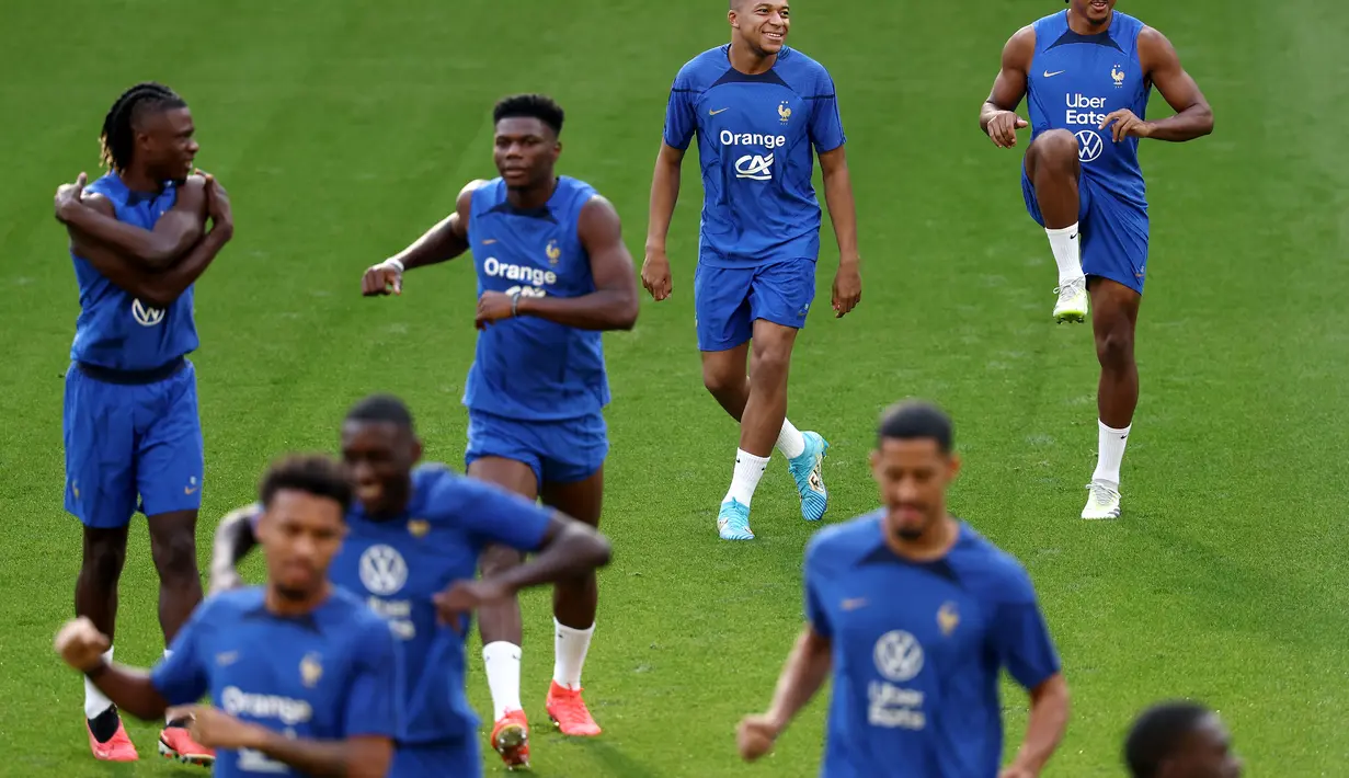 Terakhir, Kylian Mbappe dan kawan-kawan menang 2-0 saat menjamu Republik Irlandia. (FRANCK FIFE / AFP)
