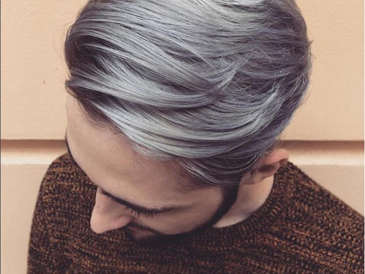 Warna rambut silver grey