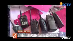 Polisi tangkap enam pengrusak dan pembakar Mapolsek Tambelangan, Madura, Jawa Timur.