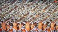 Ternyata tarian yang memukai saat pembukaan Asian Games 2018 bukanlah Tari Saman, melainkan Tari Ratoh Jaroe.  (Bola.com/Vitalis Yogi Trisna)