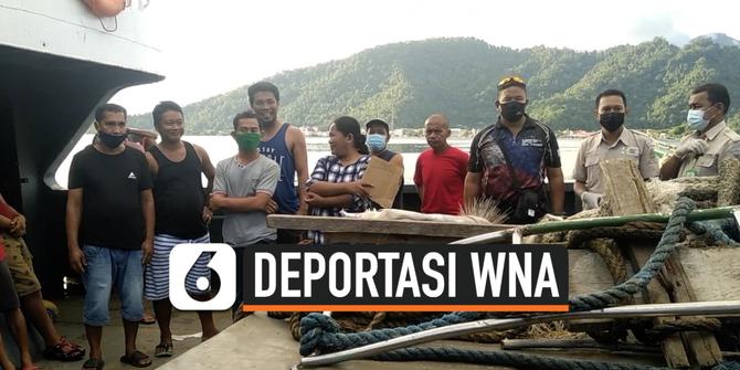 VIDEO: 29 Pelaku Ilegal Fishing Dideportasi ke Filipina