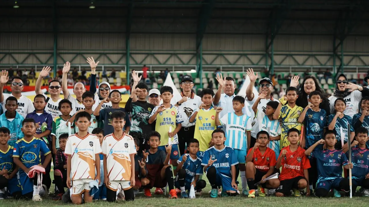Garudayaksa FC Dukung Turnamen Usia Dini di Batam.