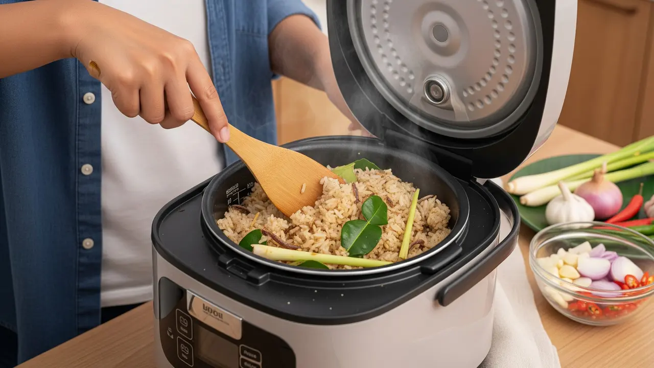 Nasi Liwet Magic Com Tanpa Teri