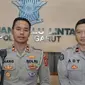 Kasatlantas Polres Garut, Iptu Aang Andi Suhandi diapit Kanit Gakkum Polres Garut Ipda Marlina dan Kasi Humas Polres Garut IPDA Susilo Adi Prasetyo di ruang kerjanya, Satlantas Mapolres, Garut, Jawa Barat. (Liputan6.com/Jayadi Supriadin)